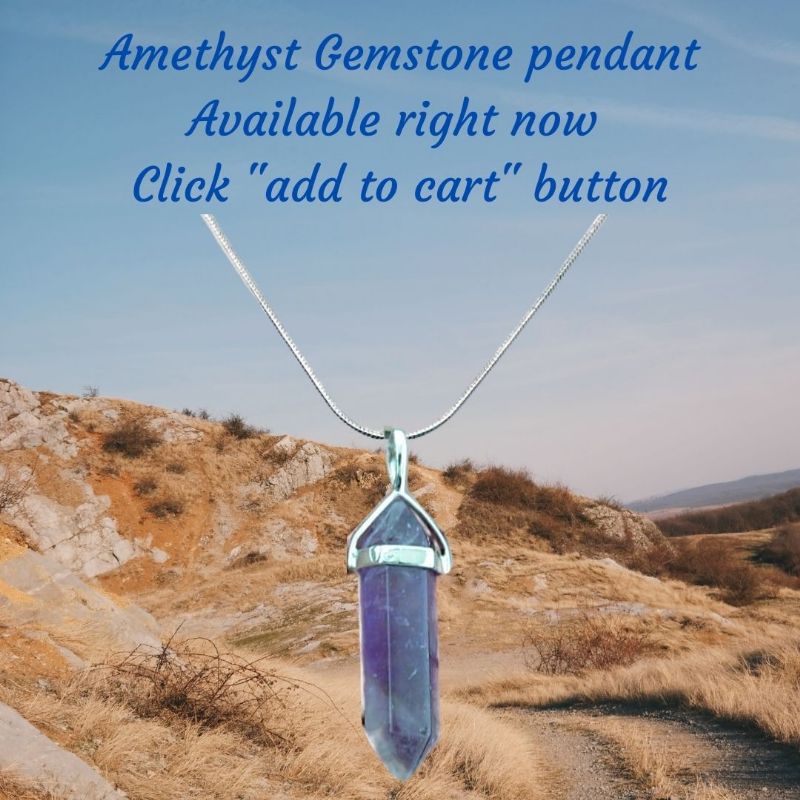 Amethyst Gemstone Pendant